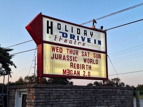 Holiday Drive-In Sign