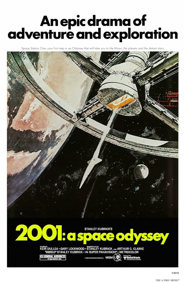 2001: A Space Odyssey Theatrical Poster